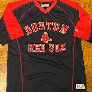 Genuine Merchandise Boston Red Sox Navy and Red Tee